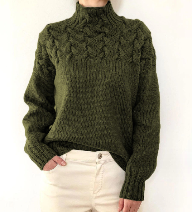 Eveline Pullover™ | Pullover mit hohem Kragen