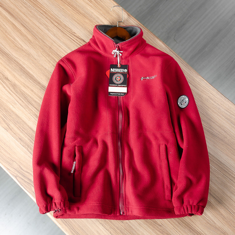 Flaco™ | Fleece-Pullover-Jacke