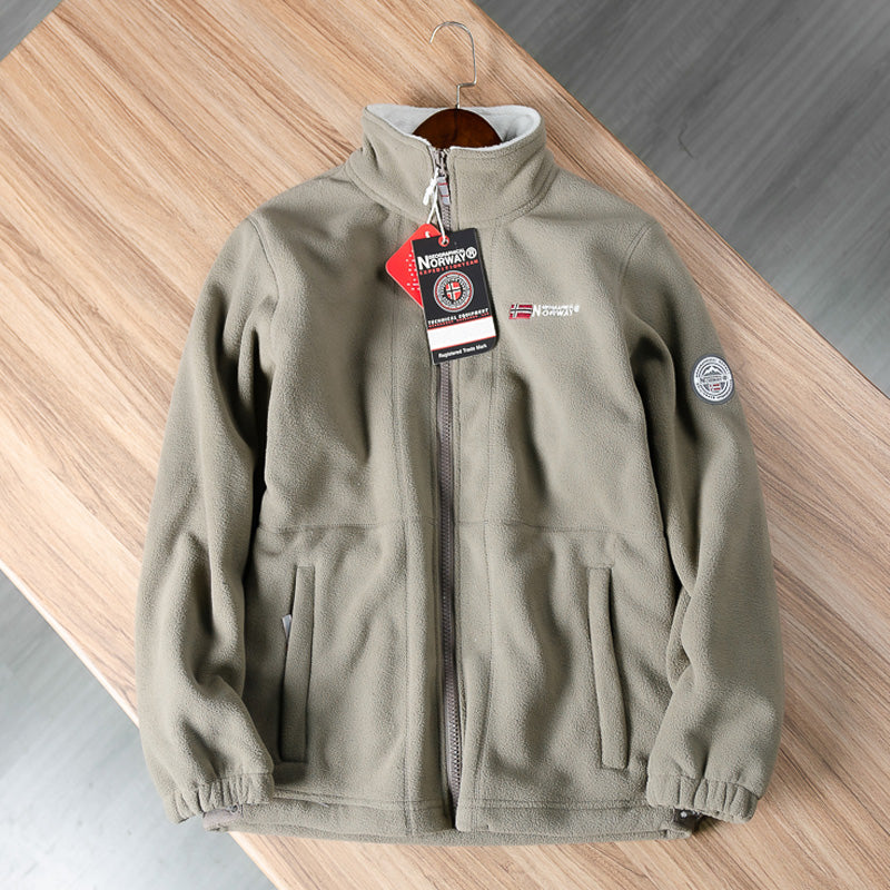 Flaco™ | Fleece-Pullover-Jacke