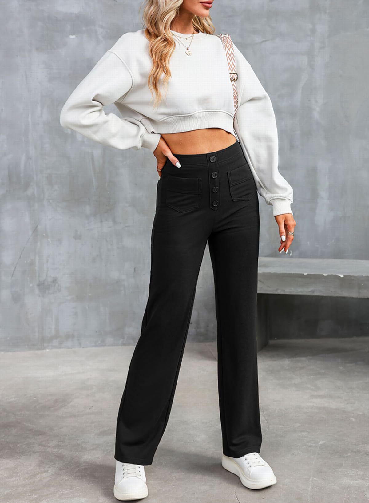 Villsa™ | Freizeithose mit hoher Taille