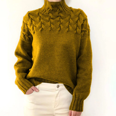 Eveline Pullover™ | Pullover mit hohem Kragen