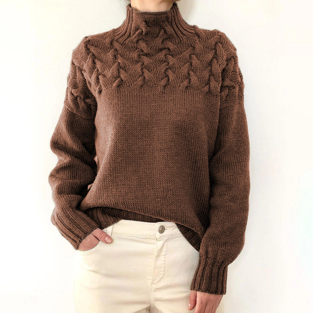 Eveline Pullover™ | Pullover mit hohem Kragen